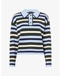 Rails - Delora Stripe Wool-Blend Knit Jumper - Lyst