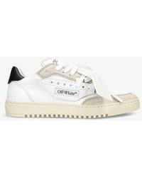 Off-White c/o Virgil Abloh - 5.0 Leather And Textile Low-top Trainers - Lyst