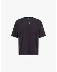 GYMSHARK - Power Oversized-Fit Cotton-Jersey T-Shirt - Lyst