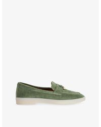 Dune - Grinning Suede Loafers - Lyst