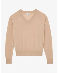 Reiss - Paris V-Neck Wool Jumper - Lyst
