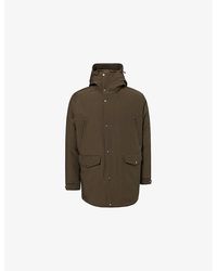 Moncler - Livradois Logo-Patch Down Parka Jacket - Lyst