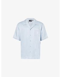 KTZ - New York Yankees Mlb Graphic Revere-Collar Woven Shirt - Lyst