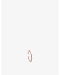 Kismet by Milka - Shimmery Circle 0.12Ct Diamond Cuff - Lyst