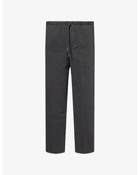 Citizens of Humanity - Relaxed-Fit Straight-Leg Cotton And Linen-Blend Trousers - Lyst
