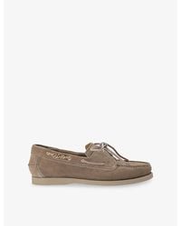 Kurt Geiger - Kurt Suede Deck Shoes - Lyst