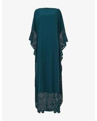 eem - Laser-Cut Relaxed-Fit Woven Kaftan - Lyst