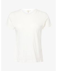 ME+EM - Shrunken Layering Cotton-Jersey T-Shirt - Lyst