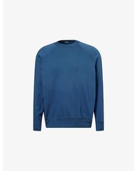 A.PRESSE - Vintage Crewneck Cotton-Jersey Sweatshirt - Lyst