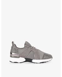 Carvela Kurt Geiger - Tempo Elastic Woven Trainers - Lyst