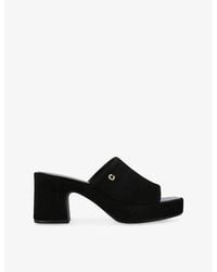 Carvela Kurt Geiger - Letizia Suede Heeled Mules - Lyst