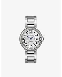 Cartier - Crw4bb0024 Ballon Bleu De And 0.78ct Diamond Mechanical Watch - Lyst