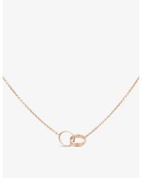 Cartier - Love 18ct Yellow-gold Necklace - Lyst