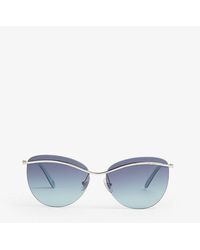 Burberry - Tf3057 Butterfly-frame Sunglasses - Lyst