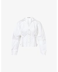 Palmer//Harding - The Honesty Opens Poplin Cotton Shirt - Lyst