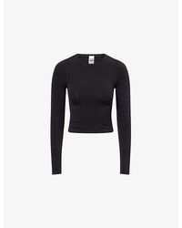 GYMSHARK - Form Perfect Long-Sleeve Woven Top - Lyst