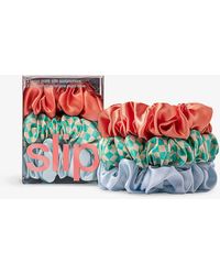 Slip - Large Elasticated Silk Scrunchies Pack Of Three - Lyst