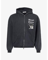Duke & Dexter - Mc Washed Printed Cotton Hoody - Lyst
