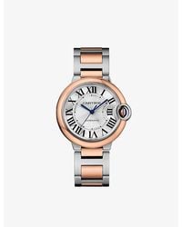 Cartier - Crw2bb0033 Ballon Bleu De 18ct Rose-gold And Stainless-steel Automatic Watch - Lyst