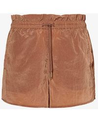 Varley - Tulair Elasticated-waist High-rise Shell Shorts - Lyst
