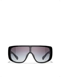 Chanel - Shield Sunglasses - Lyst