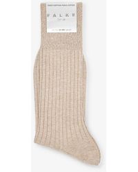 FALKE - No. 13 Logo-print Cotton-blend Knitted Socks - Lyst