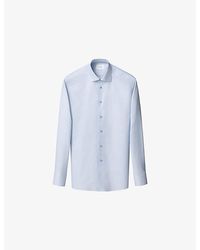Eton - Checked Slim-Fit Cotton-Twill Shirt - Lyst