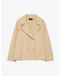JOSEPH - Gilkes Relaxed-fit Wool And Silk-blend Coat - Lyst