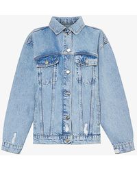 Anine Bing - Rory Relaxed-fit Denim Jacket - Lyst