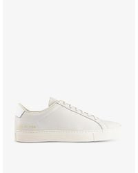 Common Projects - Retro Bumpy Number-print Leather Low-top Trainers - Lyst