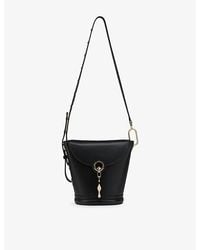 Christian Louboutin - Flo Small Leather Bucket Bag - Lyst