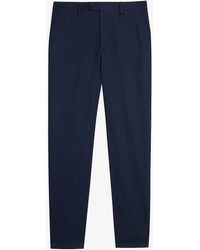 Ted Baker - Vy Irvine Slim-fit Stretch-woven Trousers - Lyst