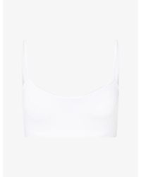 Hanro - Touch Feeling Cropped Stretch-Jersey Bra - Lyst
