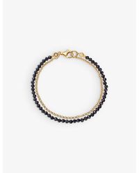 Astley Clarke - Biography 18ct Yellow Gold-plated Vermeil Sterling-silver And Spinel Bracelet - Lyst