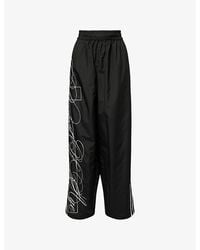 Jaded London - Script Embroidered Shell Jogging Bottoms - Lyst