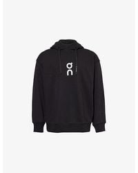 On Shoes - Club Brand-Print Cott-Blend Hoody - Lyst