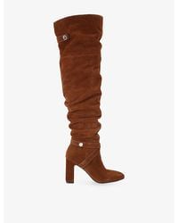 Carvela Kurt Geiger - Jackpot Slouch Suede Over-The-Knee Boots - Lyst