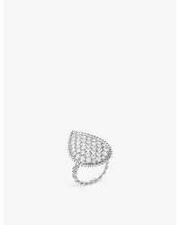 Boucheron - Serpent Bohème 18Ct- And 3.58Ct Brilliant-Cut Diamond Ring - Lyst