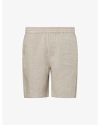 Sunspel - Drawstring Relaxed Linen Shorts - Lyst