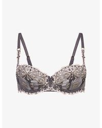 Chantelle - Champs Elysees Balconette Mesh Bra - Lyst