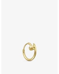 Cartier - Juste Un Clou 18Ct- Single Hoop Earring - Lyst