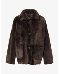 Arma - Isabella Leather Shearling Jacket - Lyst