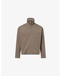FRAME - Funnel-Neck Nylon Jacket - Lyst