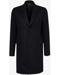 Paul Smith - Single-breasted Front-pocket Wool And Cashmere-blend Coat - Lyst