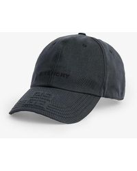 Givenchy - Logo-embroidered Curved-brim Cotton Twill Cap - Lyst
