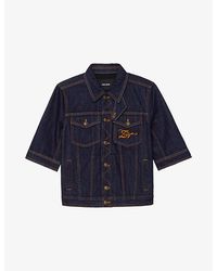 Zadig & Voltaire - Kyo Patch-Pocket Denim Jacket - Lyst