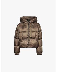 Max Mara Cube - Seie Hooded Regular-Fit Shell-Down Jacket - Lyst