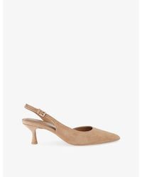 KG by Kurt Geiger - Aria Low 2 Faux-Suede Courts - Lyst