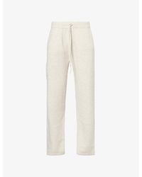 The Couture Club - Monogram Emblem Wide-Leg Knitted Jogging Bottoms - Lyst