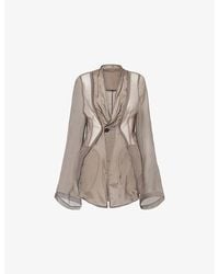 Rick Owens - Stag Sheer Nylon Jacket - Lyst